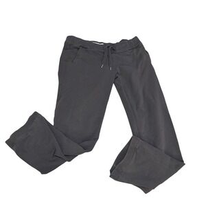 Vintage Old Navy Y2K Gray Wide Leg Sweatpants Drawstring Shimmer Waist Medium